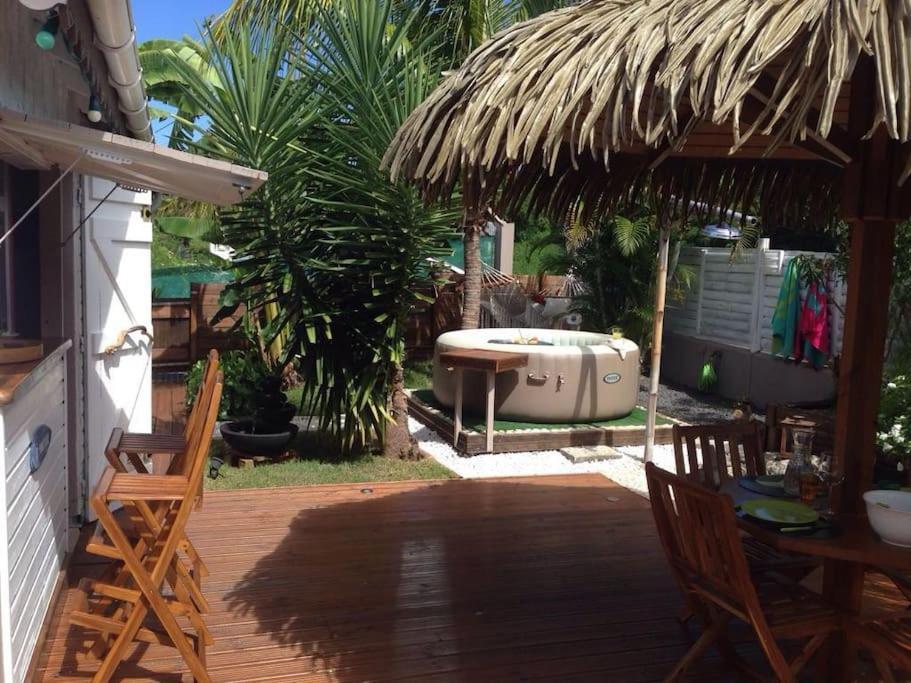 Charmant Bungalow Un P'Tit Coin De Paradis 圣弗朗索瓦 外观 照片