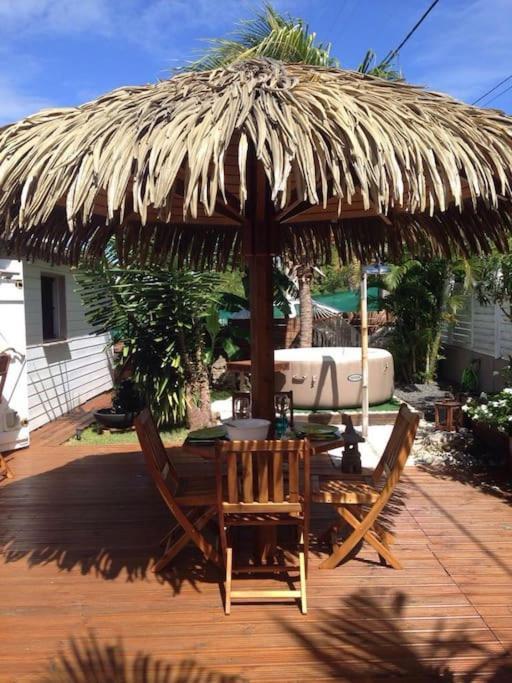 Charmant Bungalow Un P'Tit Coin De Paradis 圣弗朗索瓦 外观 照片